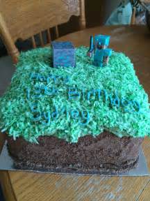 Minecraft Grass Block Cake Cake Desserts Food