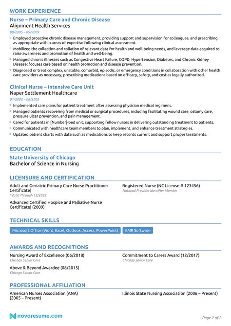 lpn to rn resume sample 10 nursing resume examples that worked in hot