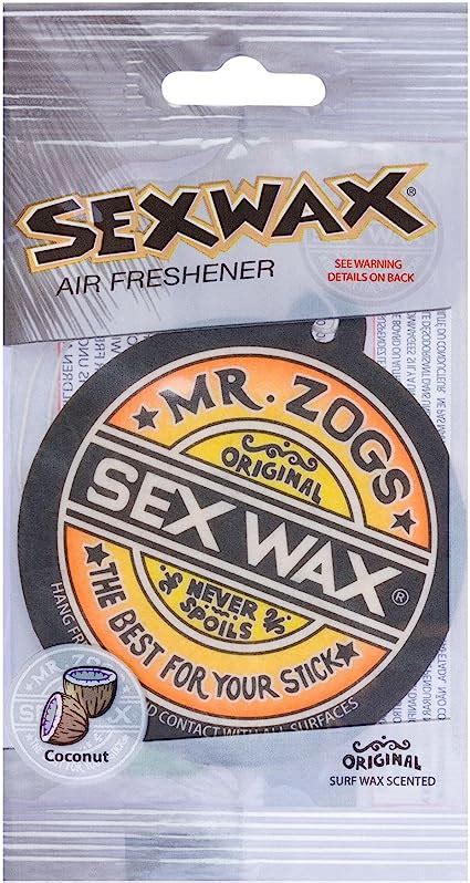 Mr Zogs Sex Wax Car Air Freshener Surf Assorted Fragrances New 5 X Coconut Uk