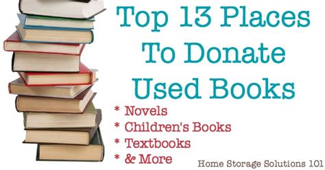 Top Places To Donate Used Books