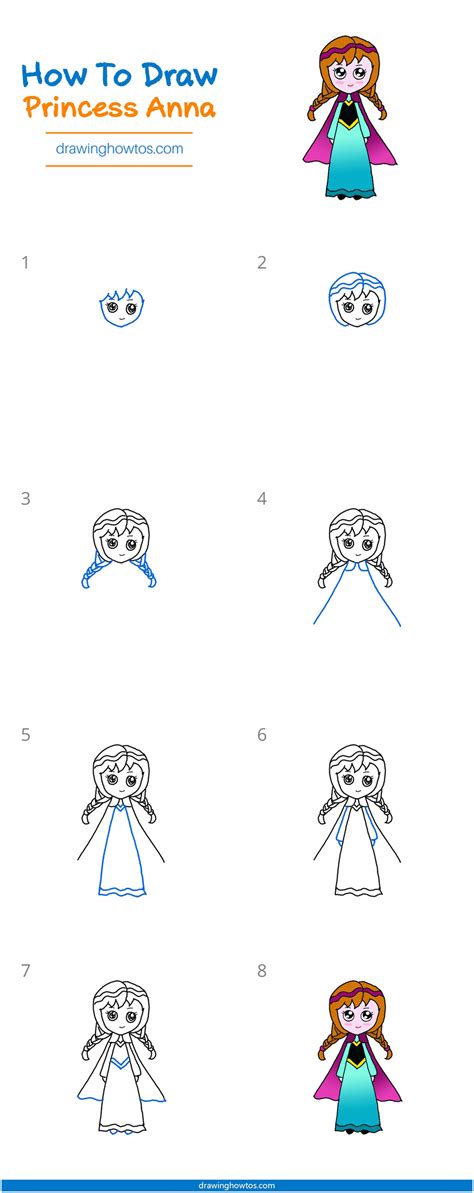 How To Draw A Princess Step By Step