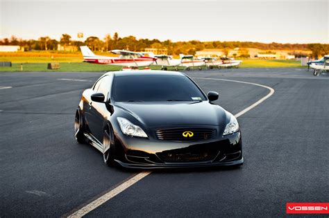 Stunning Blacked Out Infiniti G37 Coupe With Deep Concave Vossen Rims