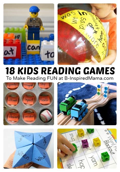 18 Fun Kids Reading Games And Activities B Inspired Mama Reading