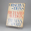 RICHARD AVEDON, book, "Observations", 1959. - Bukowskis