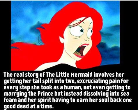 real story about the little mermaid weird things pinterest
