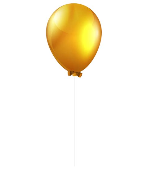 Download Golden Yellow Balloon Fly Up Png Citypng