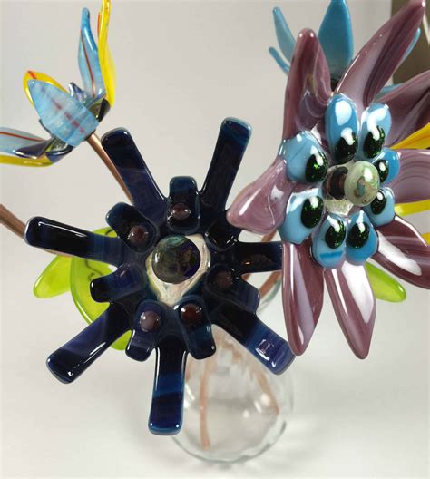 Jewellery, plates, coasters, sun catchers, clock faces. May Fused Glass Flowers | Elegant Fused Glass by Karen