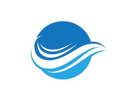 Water Wave Symbol And Icon Logo Template Vectors 580062 Vector Art At