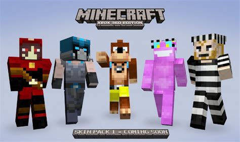 More Minecraft Xbox 360 Edition Skins Revealed
