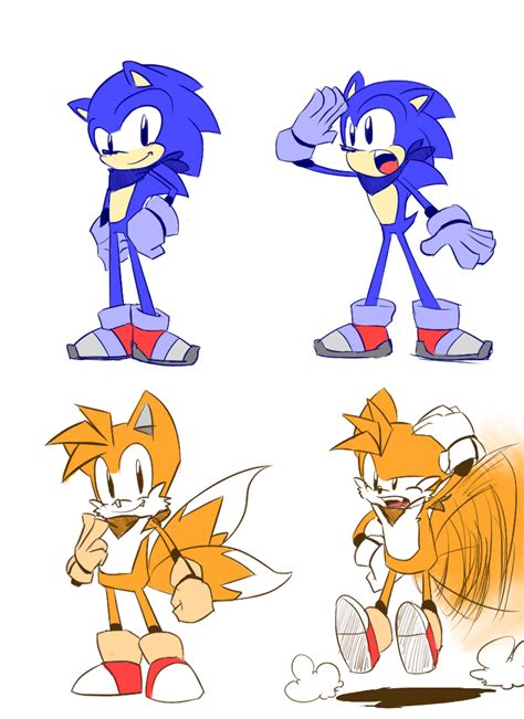 Sonic And Tails Fan Redesigns By Theupbringer On Deviantart