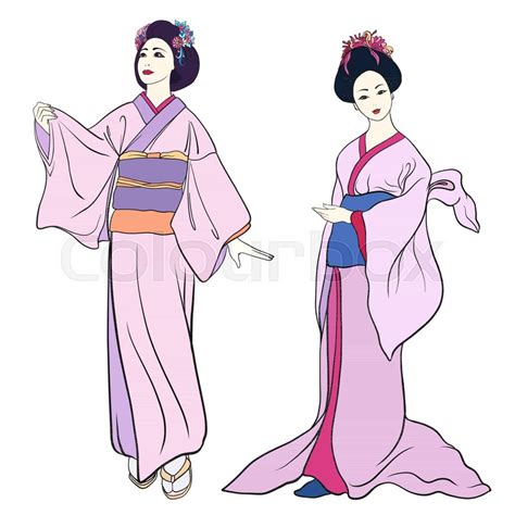 Japanese Geisha Drawing Free Download On Clipartmag