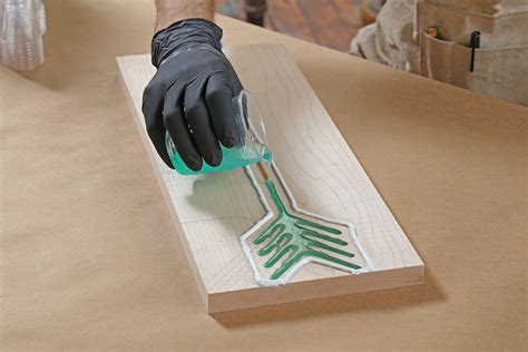 How To Create Dramatic Inlays With Epoxy Finewoodworking