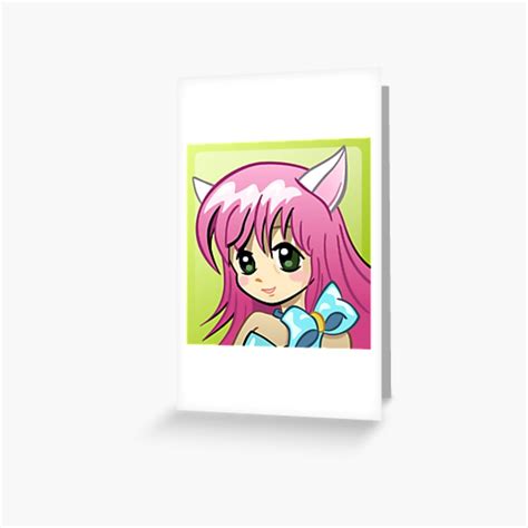 Xbox 360 Anime Girl Gamerpic Greeting Card By Thirstylyric Redbubble