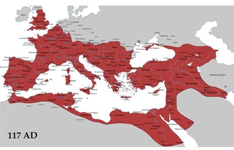 The Roman Empire At Its Height Roman Empire Map Roman Empire Roman