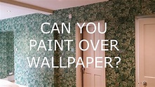 Painting over wallpaper (Best technique to guarantee success)
