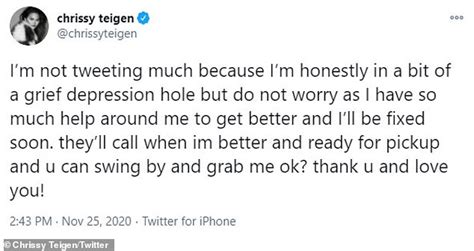 Chrissy Teigen Returns To Twitter Just Three Weeks After Quitting Daily Mail Online