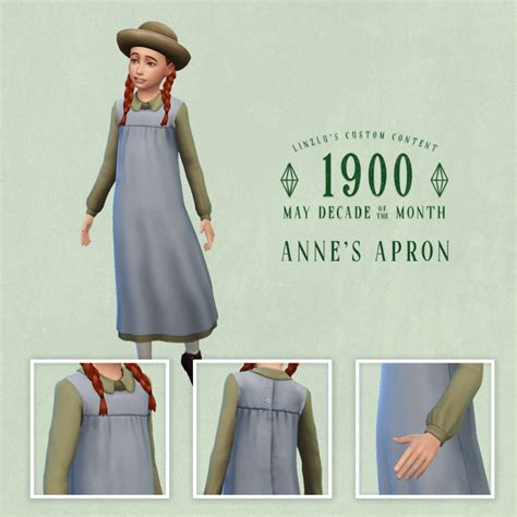 Annes Apron In 2022 Sims 4 Sims 4 Children Sims 4 Decades Challenge