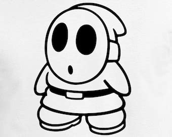 Super Mario Shy Guy Coloring Pages