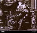 Impresión de una pintura de Ana de Austria (Reina de Francia) con sus ...