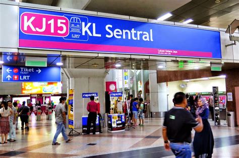 Kl Sentral Lrt Station At Kl Sentral Transportation Hub Klia2 Info