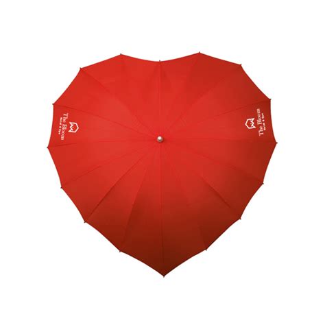 Heart Shaped Umbrella Pellacraft Promotional Merchandise
