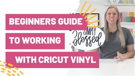 A Beginners Guide To Working With Cricut Vinyl Youtube