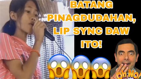 Batang Pinagdudahan Lip Sync Daw Ito😲 Ang Bangis Ng Boses Mo Ate Youtube