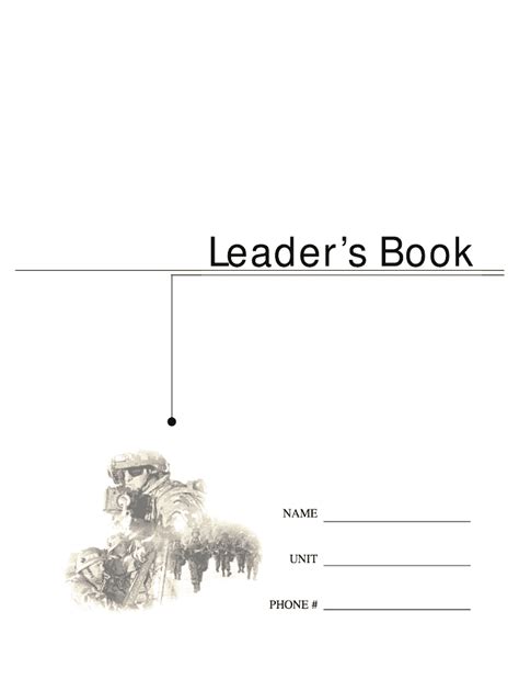Army leaders book template 2018. U.S. Army Leader's Book - Fill and Sign Printable Template ...