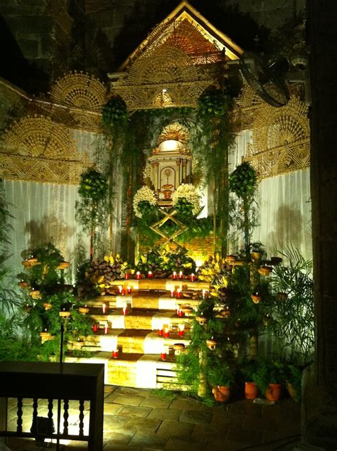 Altar Of Repose Holy Thursday St Josephs Bamboo Organ