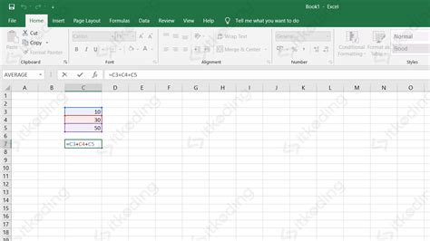 Rumus Penjumlahan Pengurangan Perkalian Pembagian MS Excel Lengkap