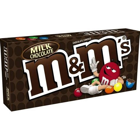 5 Boxes M And Ms Milk Chocolate Candy Theater Box Size Fresh Candy Free