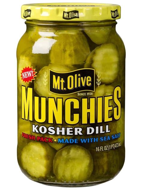 Munchies Kosher Dill Mt Olive Pickles
