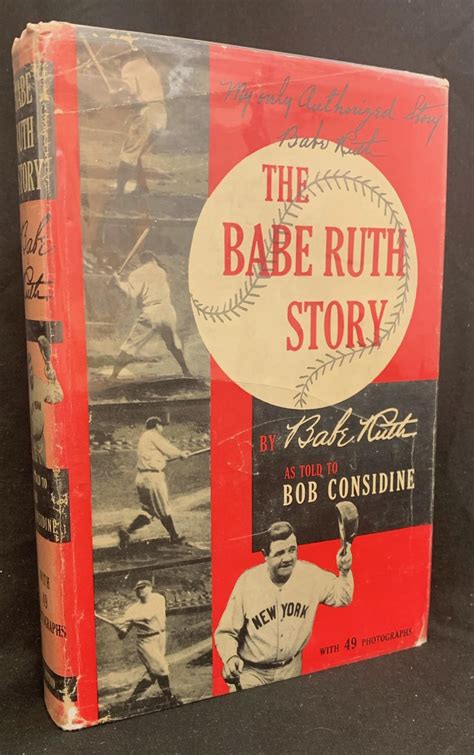 the babe ruth story usa 1st babe ruth and bob considine barnebys