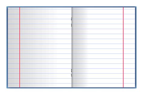 Blank Notebook Sheet Transparent Png And Svg Vector File