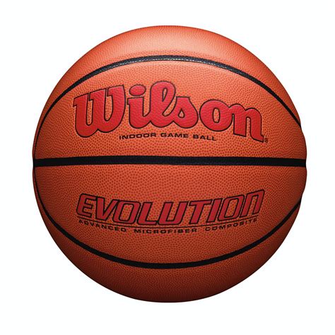 Wilson Evolution Indoor Game Basketball Scarlet Official Size 295