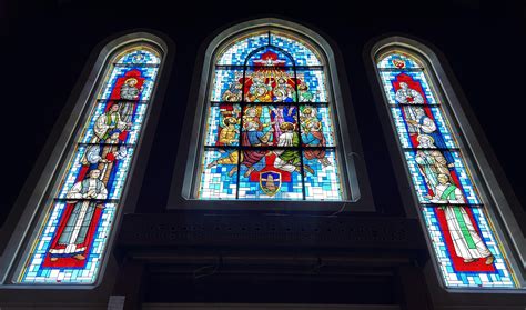 Inside A Stained Glass Window A Reminder Of A Kansas Cathedral S Complicated Past • Kansas