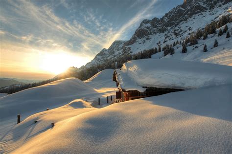 Fotos Von Österreich Berg Natur Winter Schnee Landschaftsfotografie