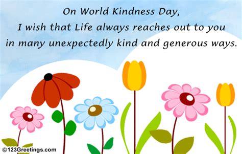 World Kindness Day Thoughts Free World Kindness Day Ecards 123