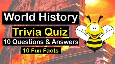 Greatest History Trivia Quiz Discover World History 10 Questions