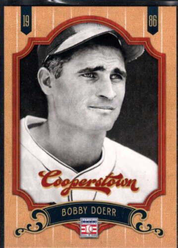2012 Panini Cooperstown Hof 77 Bobby Doerr Red Sox Hall Of Fame