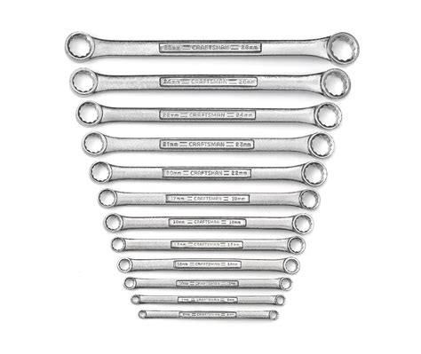 Craftsman Box End Wrench Set 12 Pc Metric Double 12 Point Straight