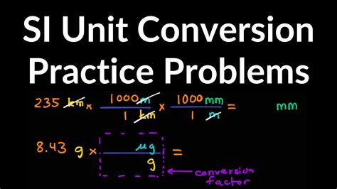 Si Unit Conversion Practice Problems Examples Rules Step By Step
