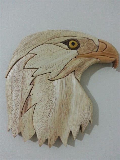 Eagle Intarsia I Made It Toms Woodworking Shed Intarsia Wood