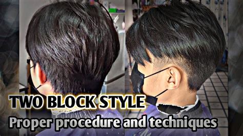 two block haircut tutorial tagalog voice over how to cut a twoblock style youtube
