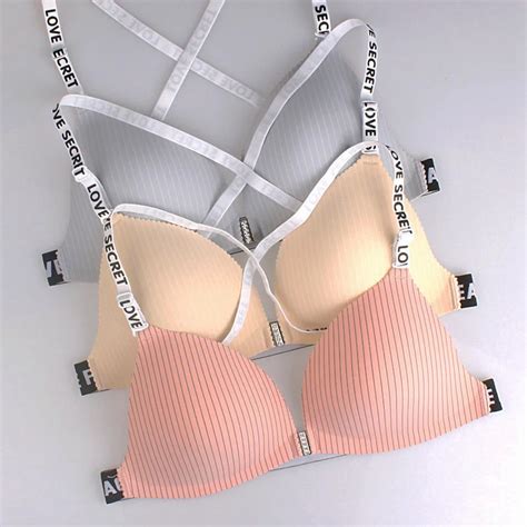Front Tie Bra Women Designer Bras Padded No Wire Push Up Bralette Sexy Intimates Underwear Bh