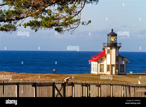 Historic Point Cabrillo Light Station Or Lighthouse California Usa A