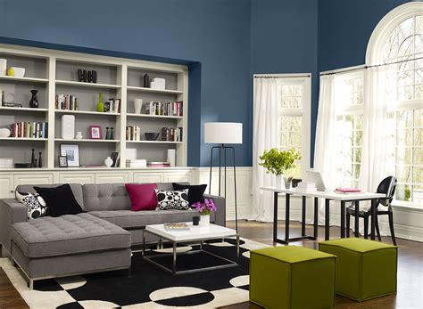 The steel gray wall paint, on the other hand, introduces a bold element inside the room. Best Paint Color for Living Room Ideas to Decorate Living Room