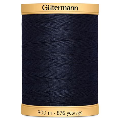 Gutermann Cotton 800m Blue Navy Gutermann Cotton 800m Barnyarns