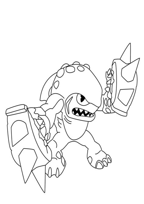 These coloring pages based on the hugely popular video game series skylanders: Free Printable Skylander Giants Coloring Pages For Kids ...