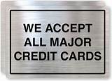 All Credit Card Accepted Photos